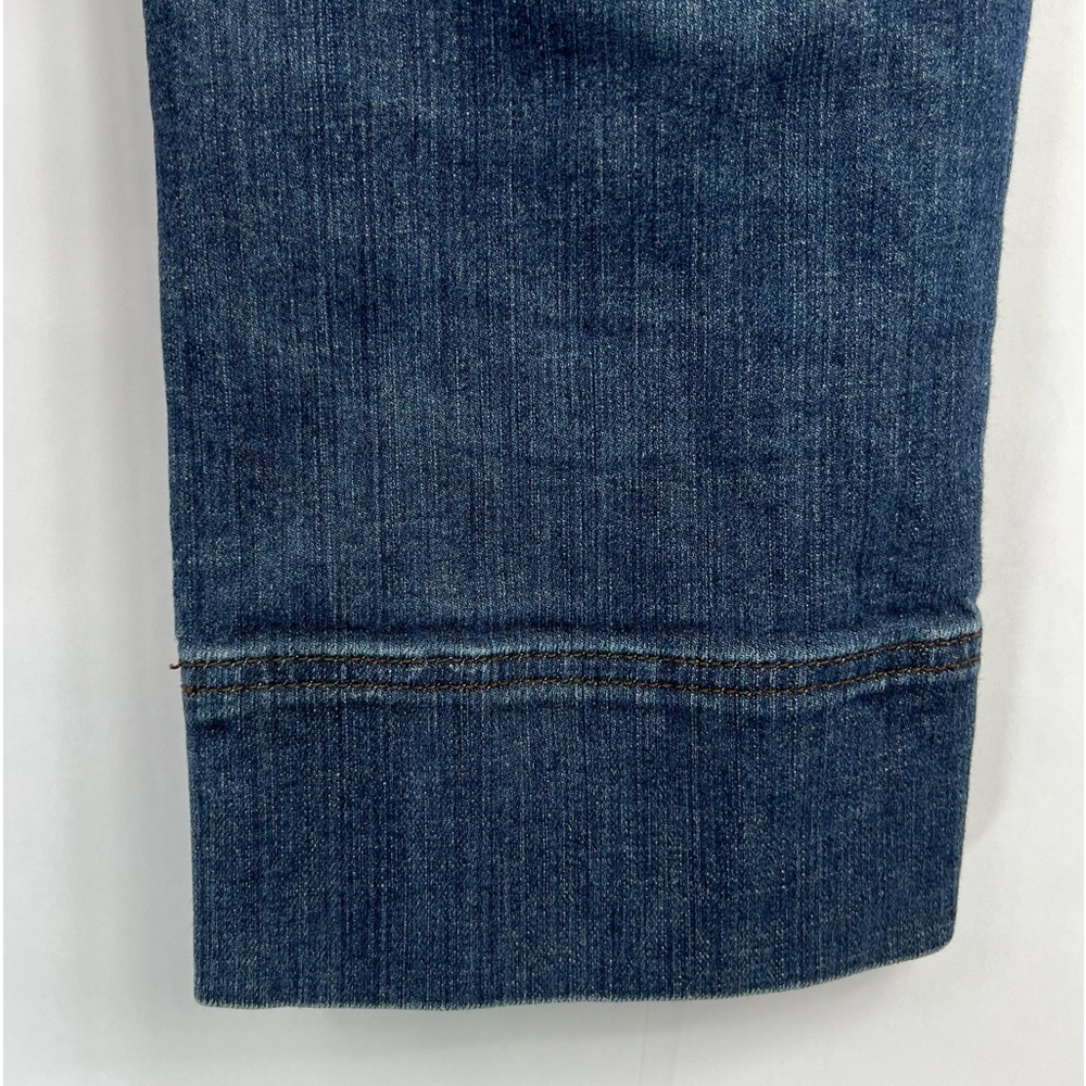Simply Vera Wang Women's Straight Leg Dark Wash Capri Jeans Size 12P - Picture 3 of 12